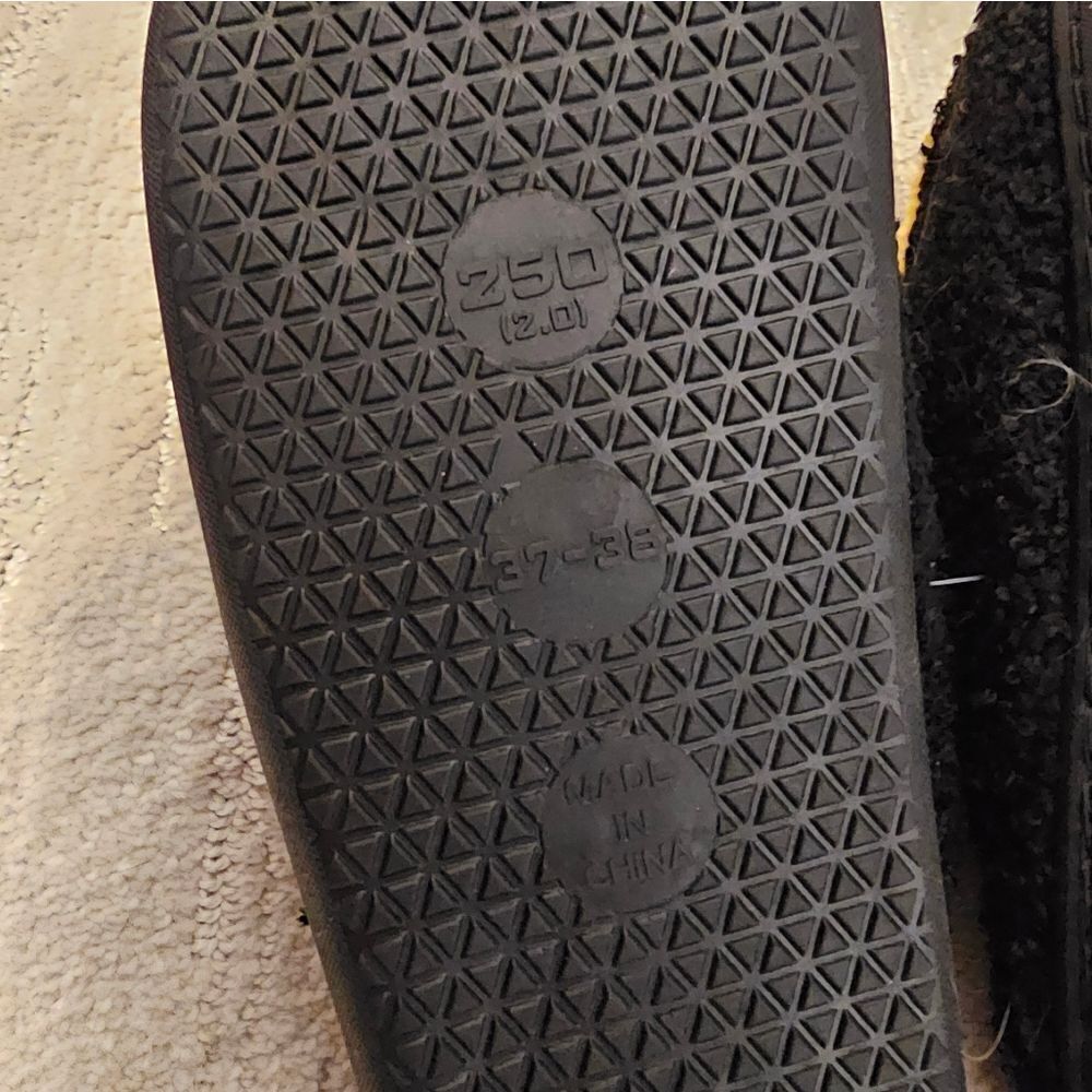 Black & Yellow Smiley Slippers - Picture 4 of 4